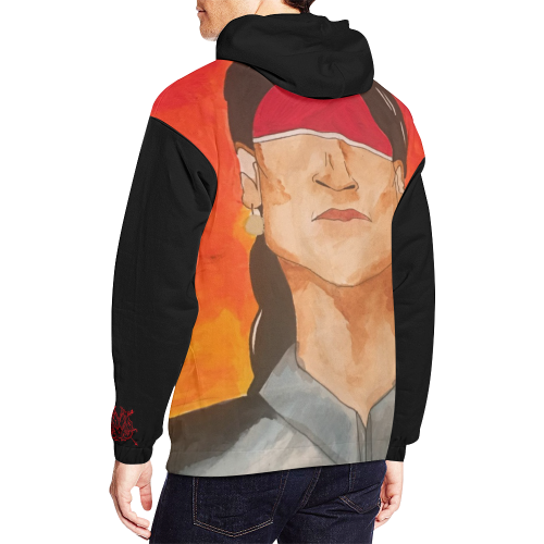 merciless man All Over Print Hoodie for Men (USA Size) (Model H13)