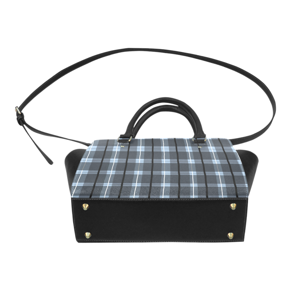 Blue Plaid Dreams Classic Shoulder Handbag (Model 1653)