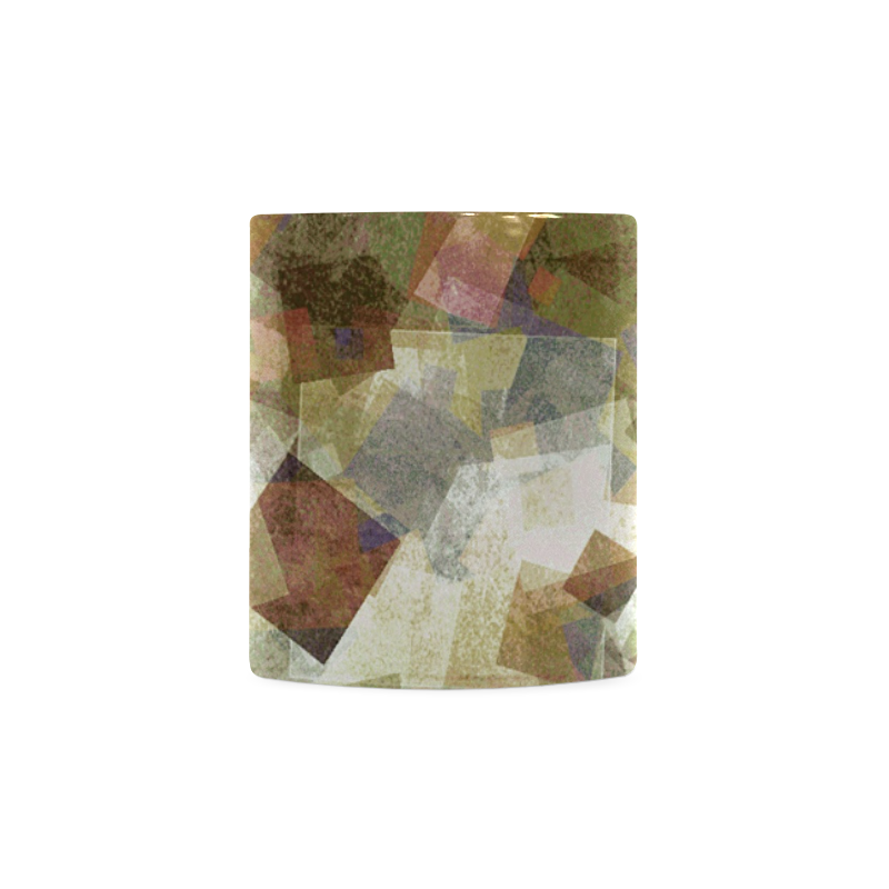 abstract squares White Mug(11OZ)