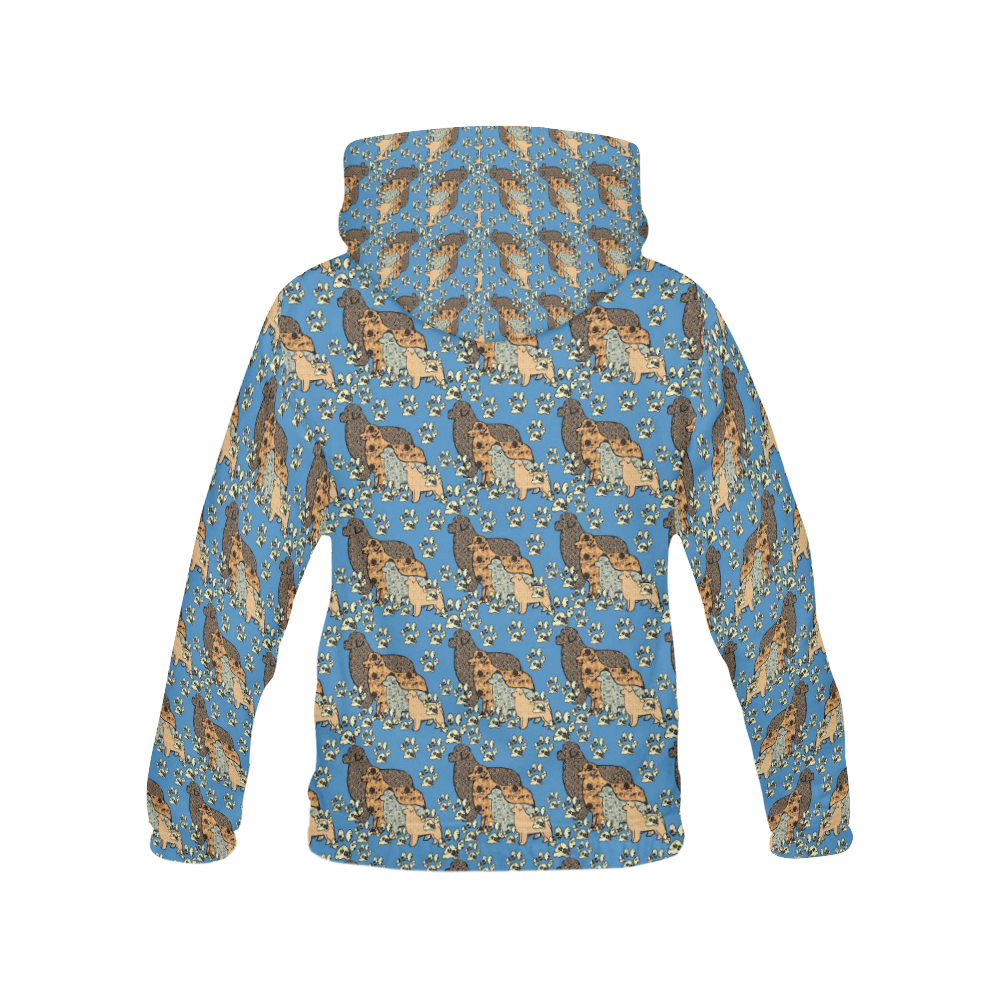 Newf Whimsy Hoodie All Over Print Hoodie for Men/Large Size (USA Size) (Model H13)