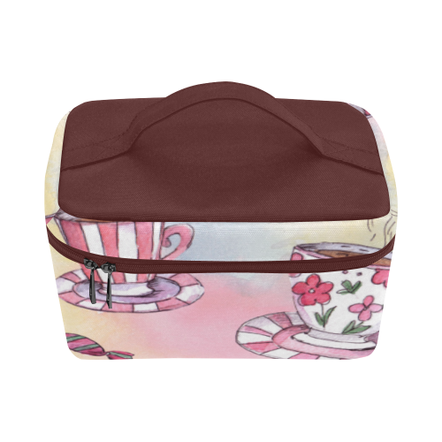 Coffee and sweeets Cosmetic Bag/Large (Model 1658)