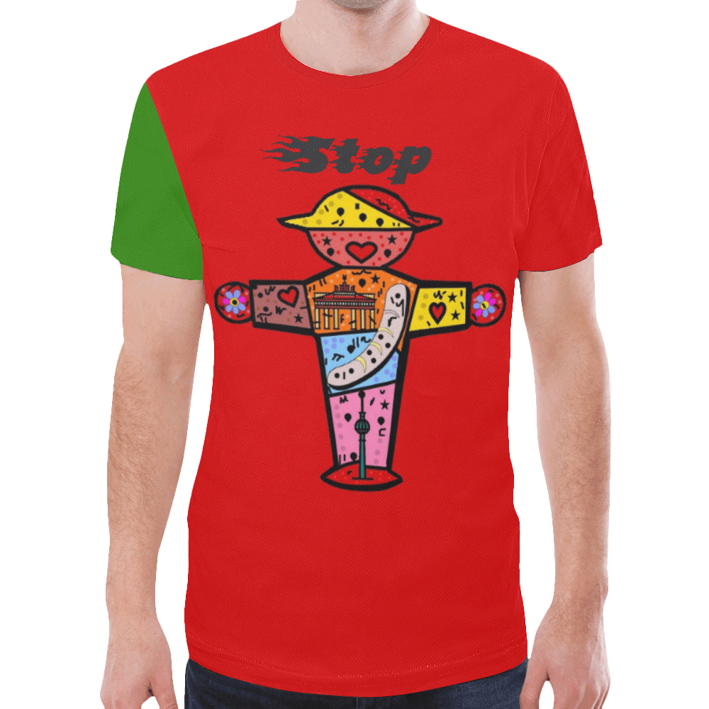 Stop and Go by Artdream New All Over Print T-shirt for Men (Model T45)