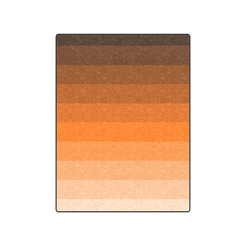 Orange stripes Blanket 50"x60"