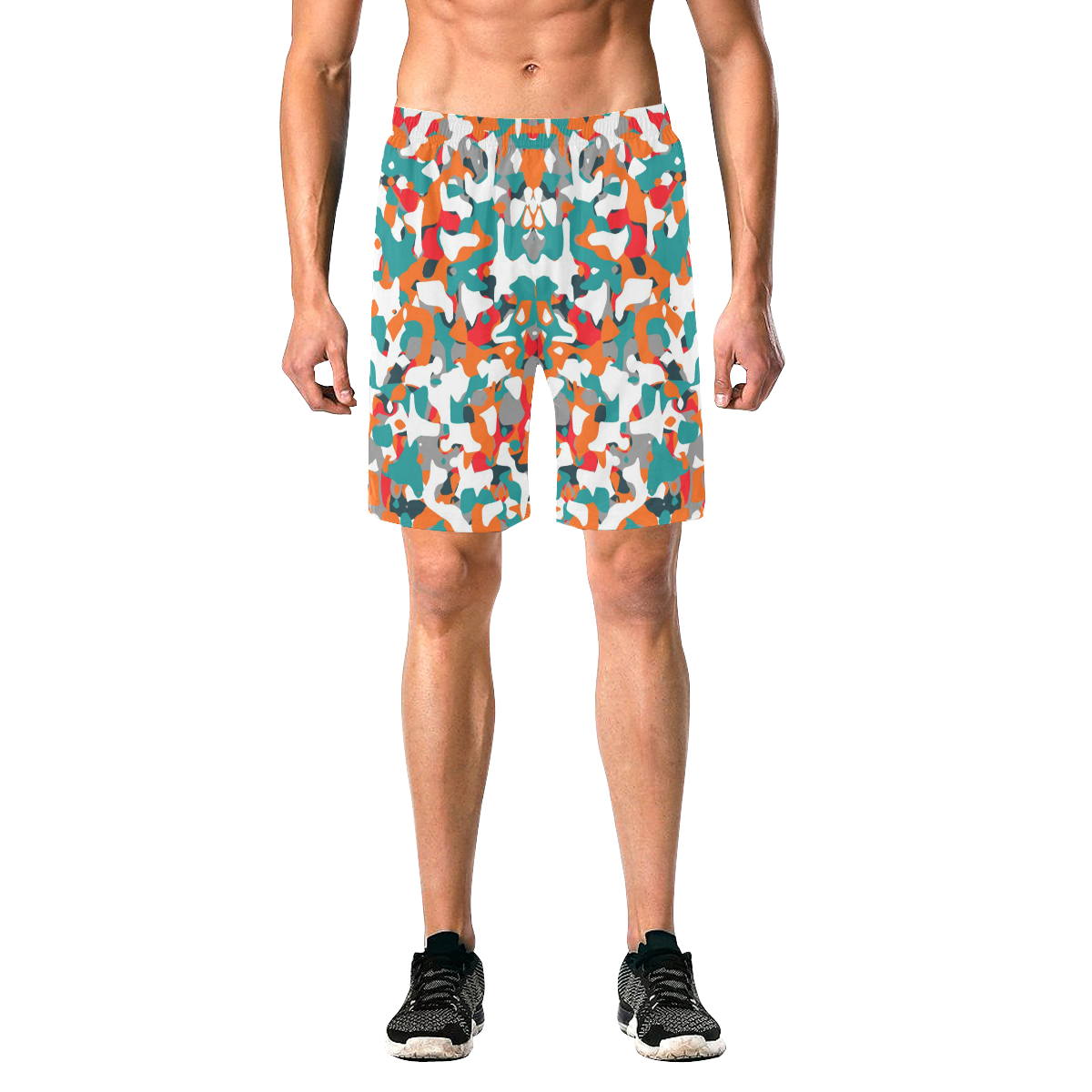 POP ART CAMOUFLAGE 1 Men's All Over Print Elastic Beach Shorts (Model L20)