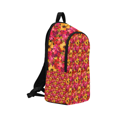 Flower Pattern Fabric Backpack for Adult (Model 1659)