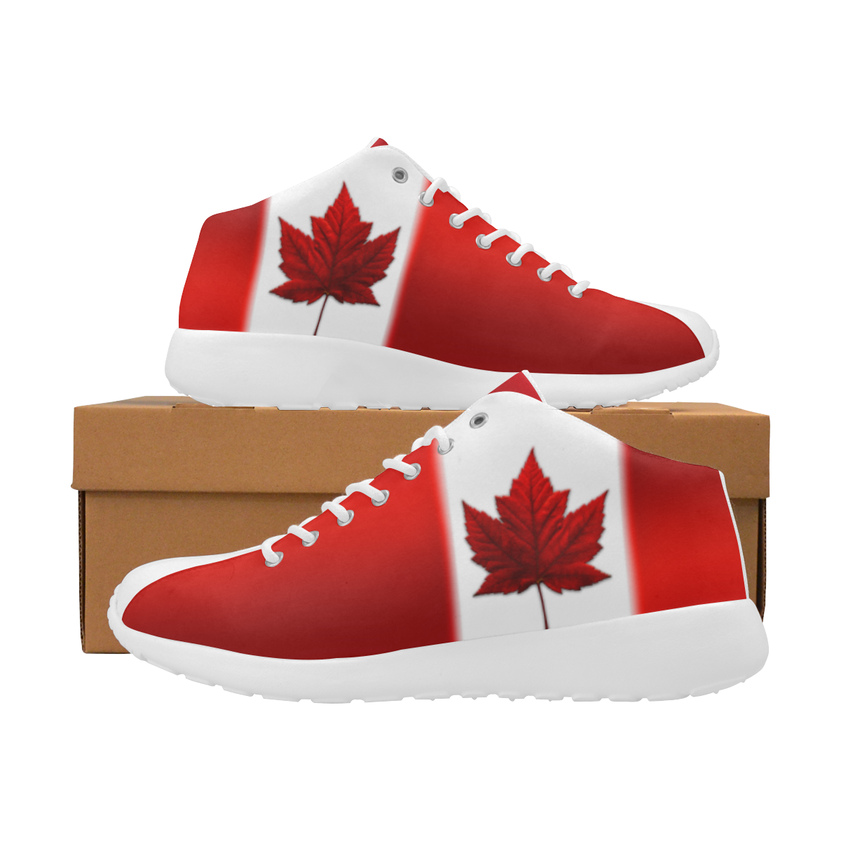 Canada Flag Basketball Shoes Women's Basketball Training Shoes (Model 47502)