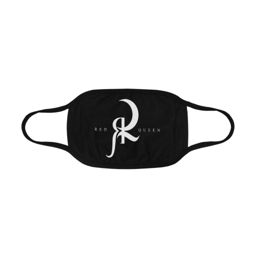 Red Queen White Logo Black Mouth Mask