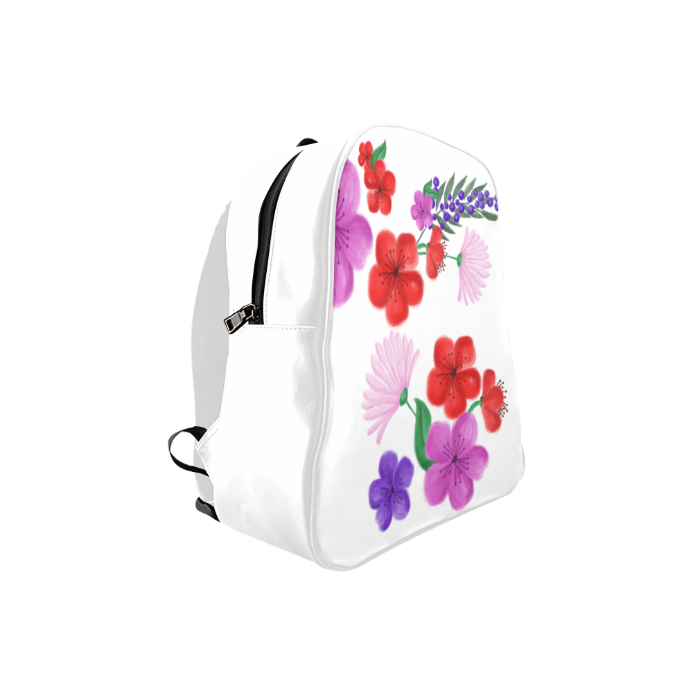 BUNCH OF FLOWERS School Backpack (Model 1601)(Small)