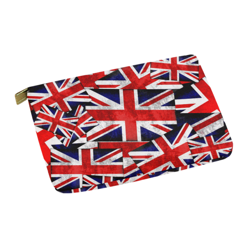 Union Jack British UK Flag Carry-All Pouch 12.5''x8.5''