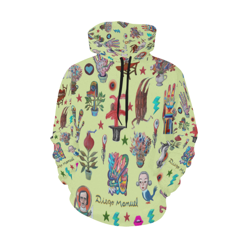 pop-surrealism All Over Print Hoodie for Men/Large Size (USA Size) (Model H13)