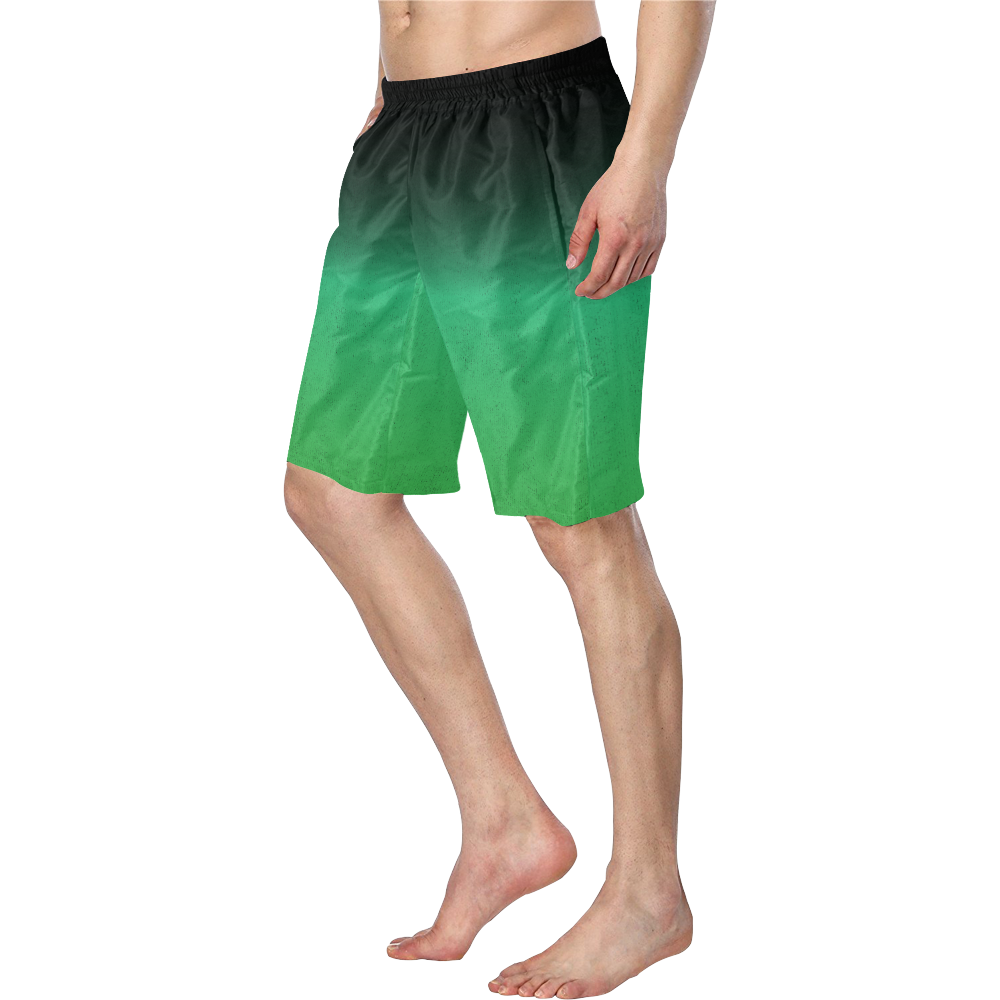 Green Ombre Men's Swim Trunk/Large Size (Model L21)
