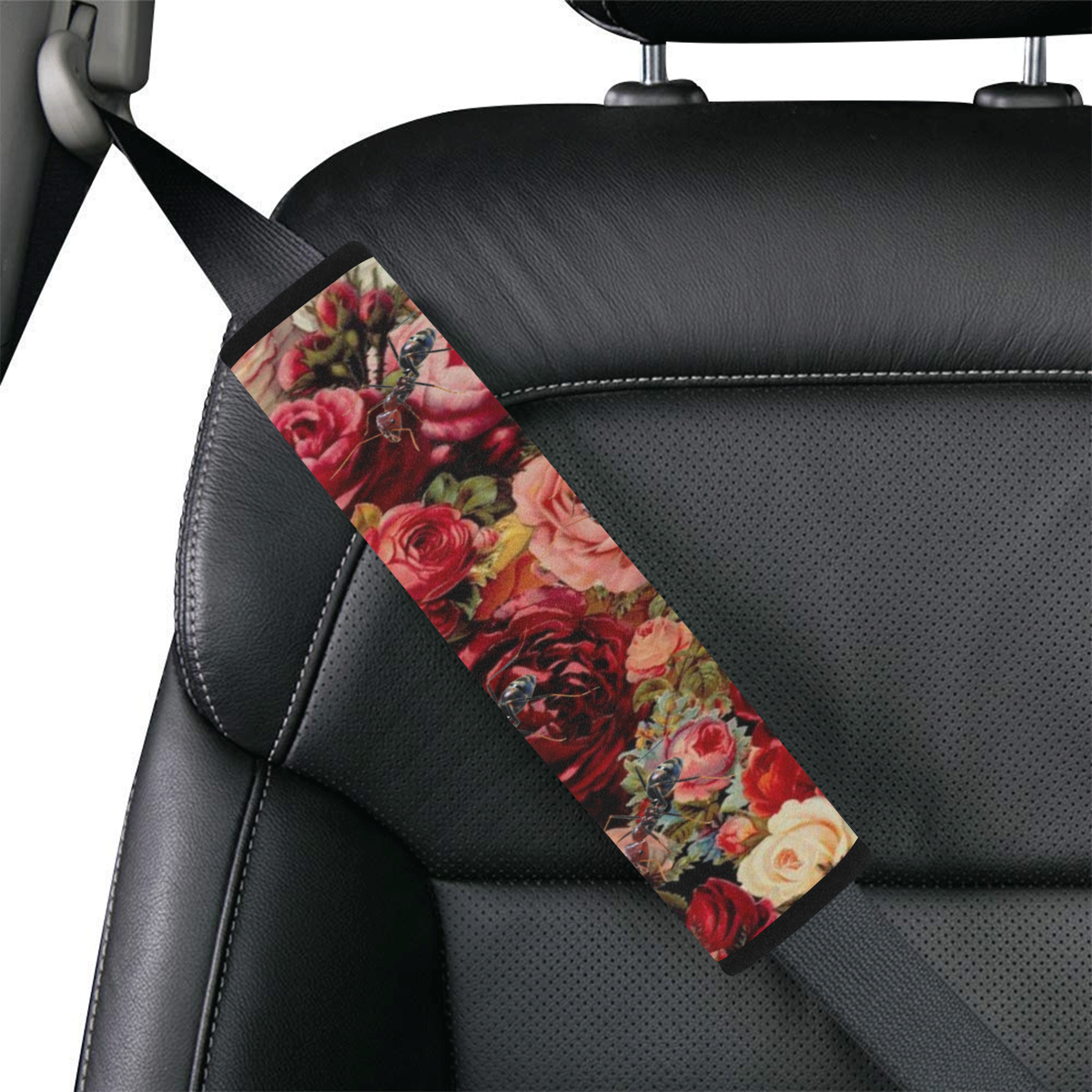Ants n Roses Car Seat Belt Cover 7''x12.6''