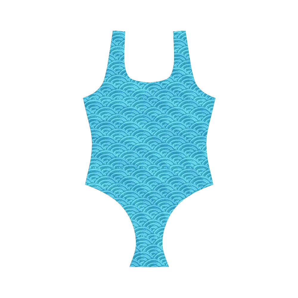 Blue Waves Japan Vest One Piece Swimsuit (Model S04)