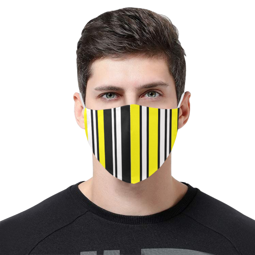 by stripes 3D Mouth Mask with Drawstring (30 Filters Included) (Model M04) (Non-medical Products)