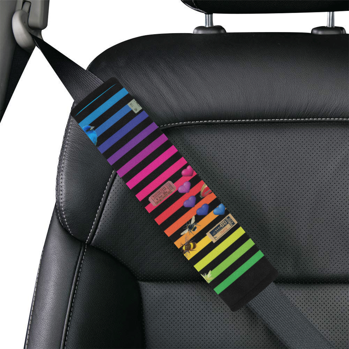 Just the Ticket Car Seat Belt Cover 7''x12.6''