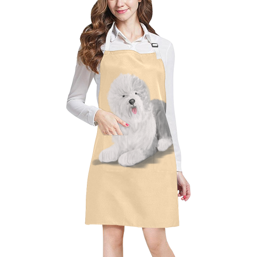 sheepdog-obedience2-transparent All Over Print Apron