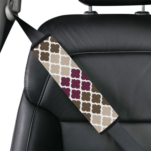 stripe lace pattern Car Seat Belt Cover 7''x12.6''