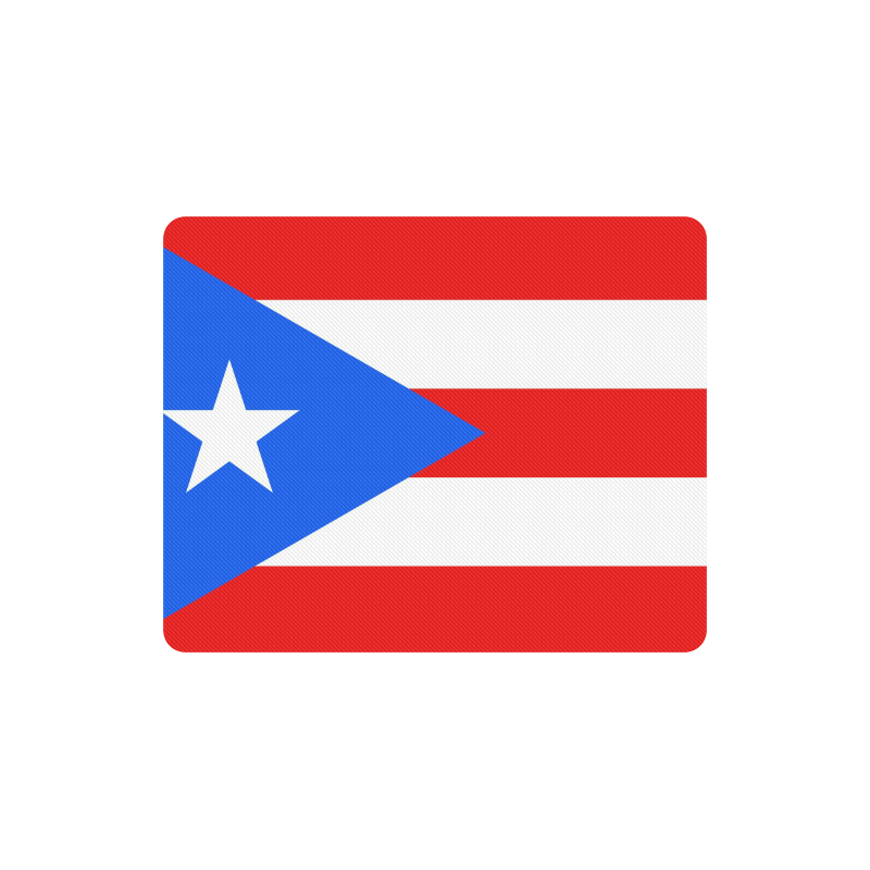 Puerto Rico Flag Rectangle Mousepad
