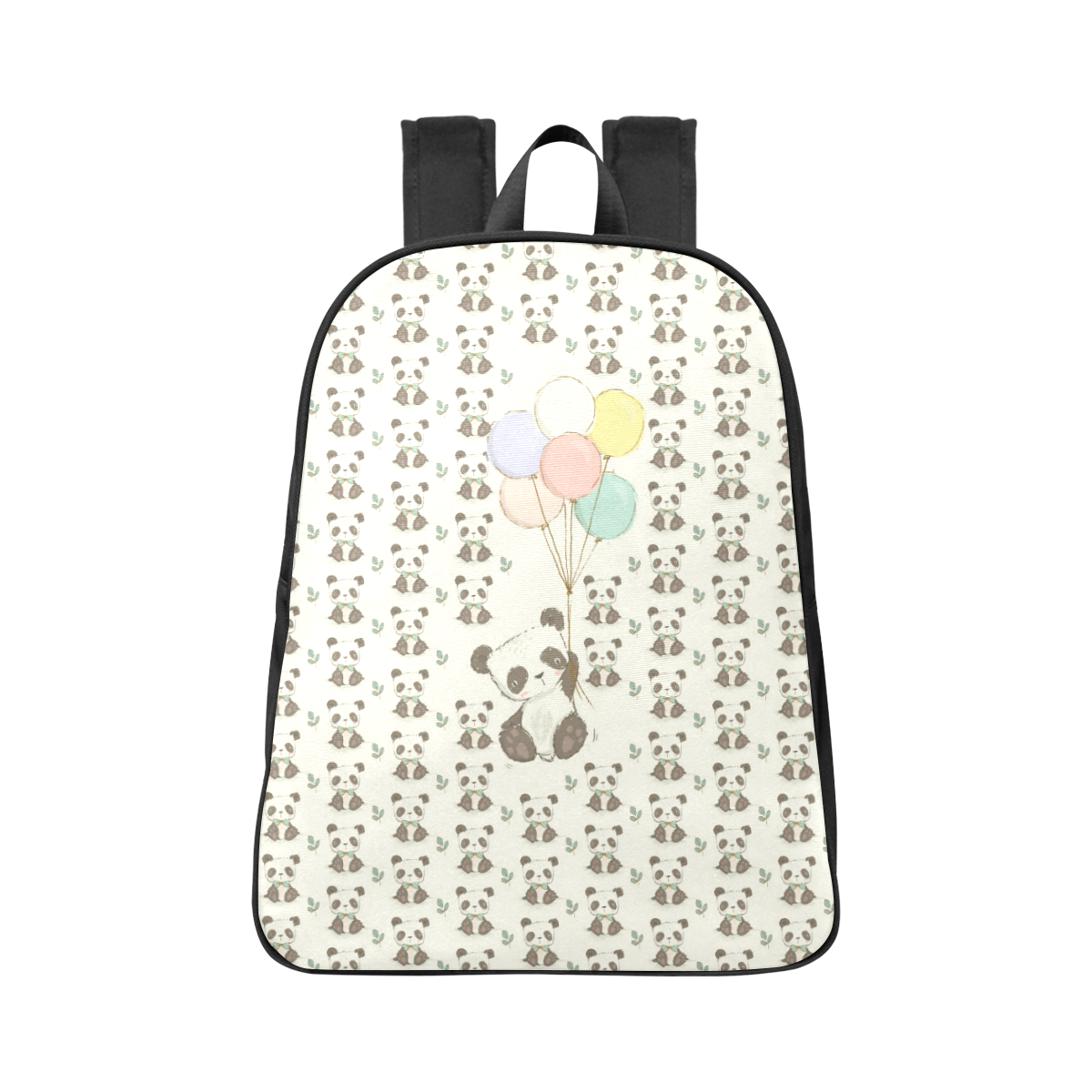 Balloon Panda Fabric School Backpack (Model 1682) (Large)
