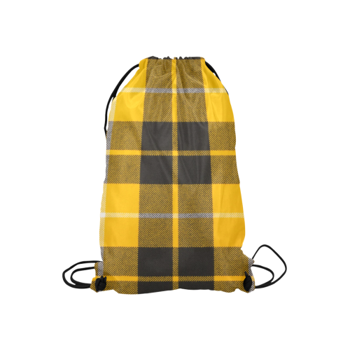 BARCLAY DRESS LIGHT MODERN TARTAN Small Drawstring Bag Model 1604 (Twin Sides) 11"(W) * 17.7"(H)