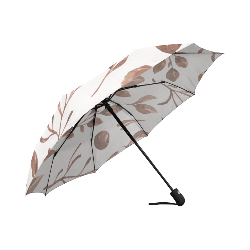 Brown Herbs Umbrella Auto-Foldable Umbrella (Model U04)