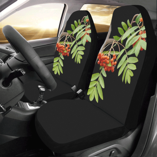 Rowan tree plant watercolor Car Seat Covers (Set of 2)