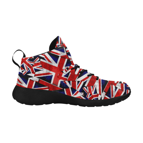 Union Jack British UK Flag Women's Chukka Training Shoes (Model 57502)