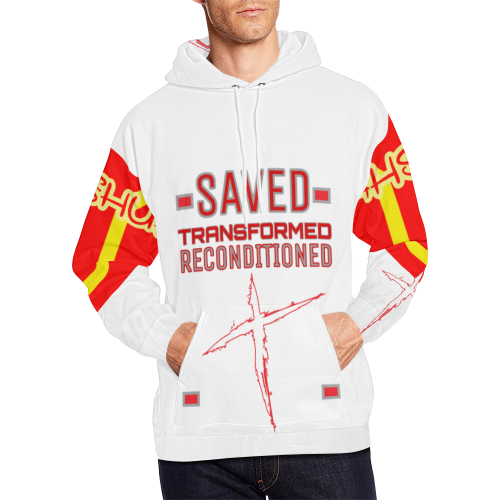 Saved Transformed Hoodie WR All Over Print Hoodie for Men/Large Size (USA Size) (Model H13)