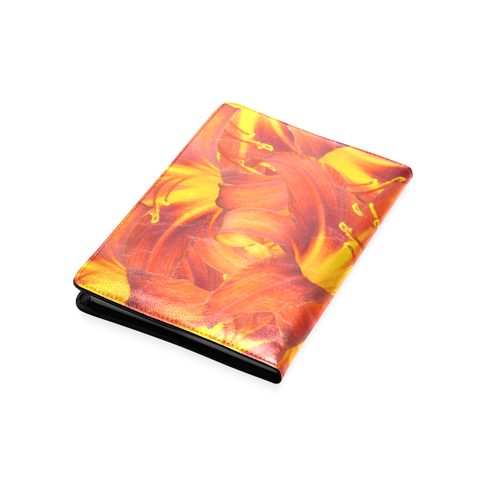 Orange Daylilies Custom NoteBook A5