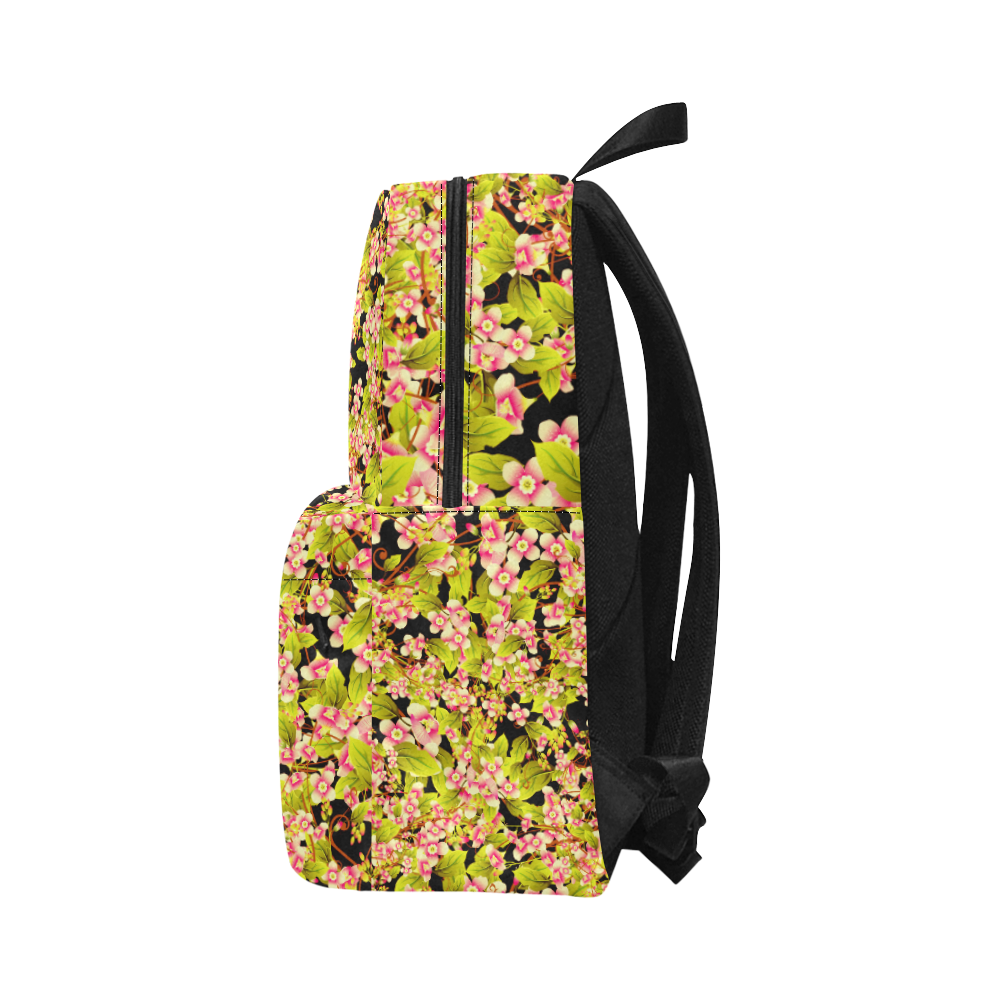 Flower Pattern Unisex Classic Backpack (Model 1673)