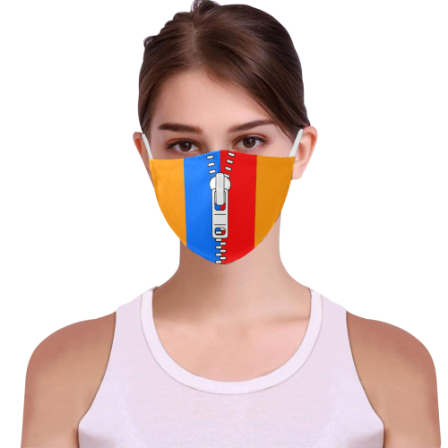 ZIPPER TWO 3D Mouth Mask with Drawstring (30 Filters Included) (Model M04) (Non-medical Products)