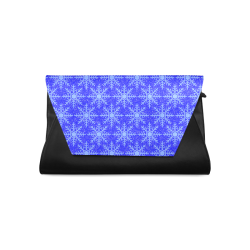 Blue Snowflakes Clutch Bag (Model 1630)