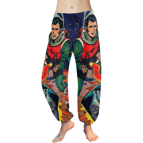 Battle in Space Women's All Over Print Harem Pants (Model L18)