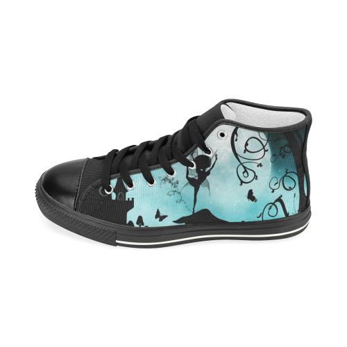 Dancing in the night Men’s Classic High Top Canvas Shoes (Model 017)