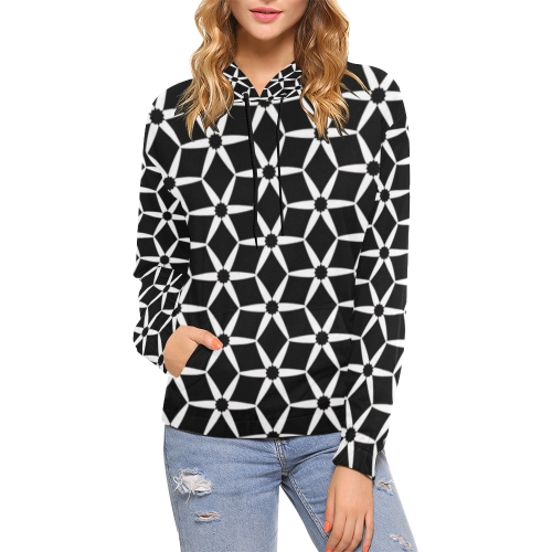 40sw All Over Print Hoodie for Women (USA Size) (Model H13)