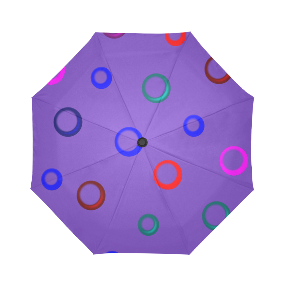 Circles deep Auto-Foldable Umbrella (Model U04)