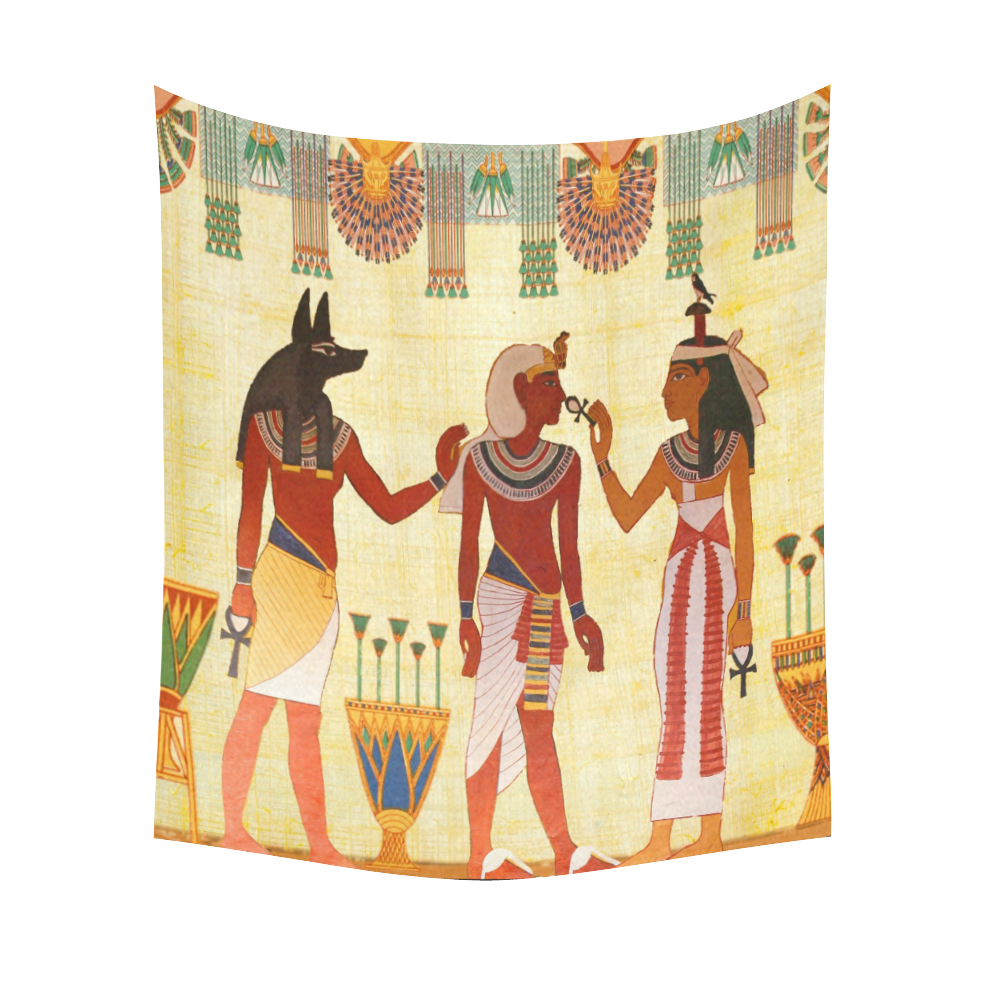 Egyptian Vogue Cotton Linen Wall Tapestry 51"x 60"