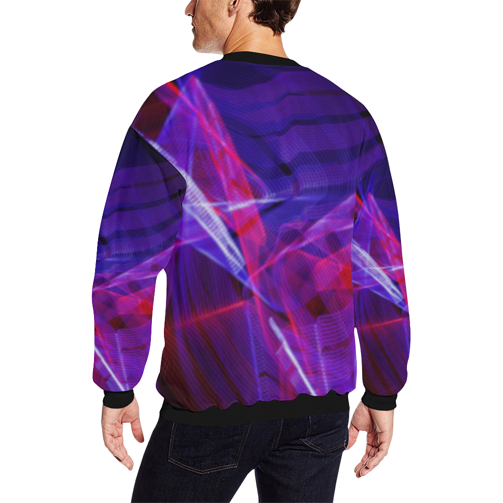 Ultra variation All Over Print Crewneck Sweatshirt for Men/Large (Model H18)