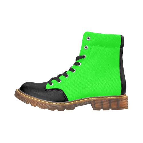 Green Apache Round Toe Men's Winter Boots (Model 1402)