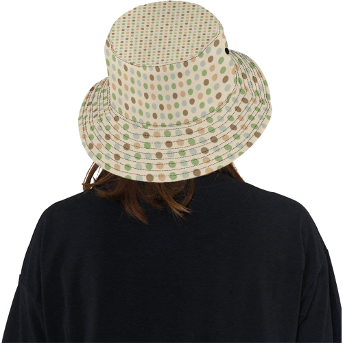 green brown eggs All Over Print Bucket Hat