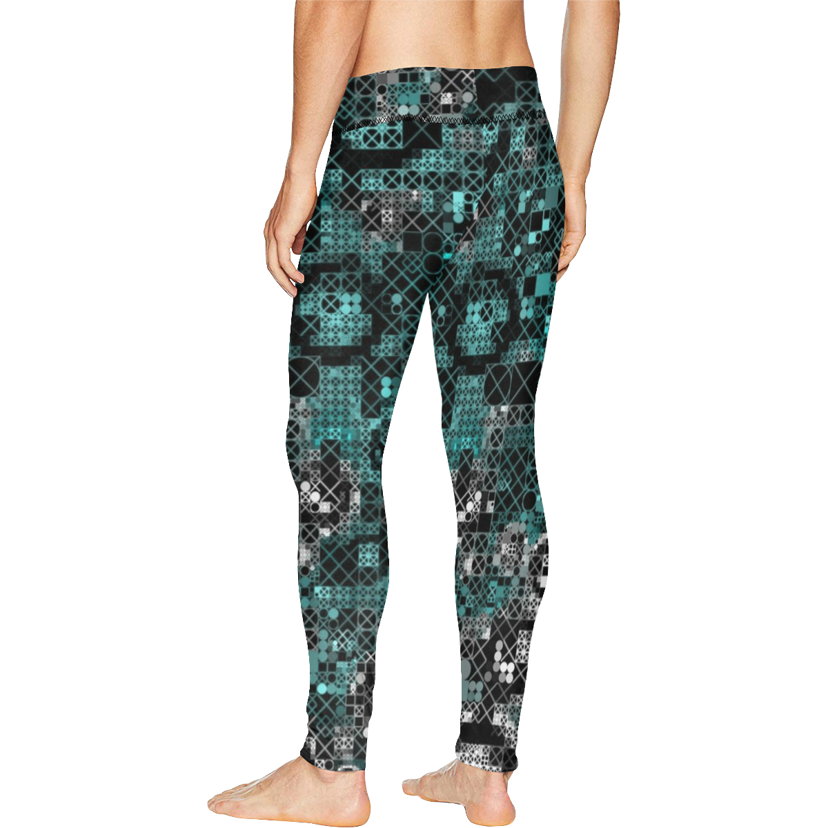 funny mix of shapes  by JamColors Men's All Over Print Leggings (Model L38)