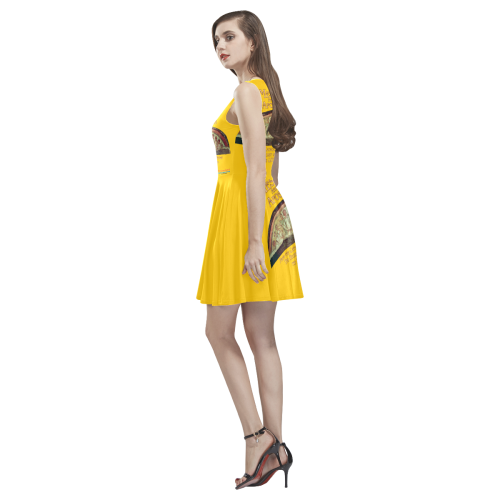 MessiahDesign-in-Eng Thea Sleeveless Skater Dress(Model D19)