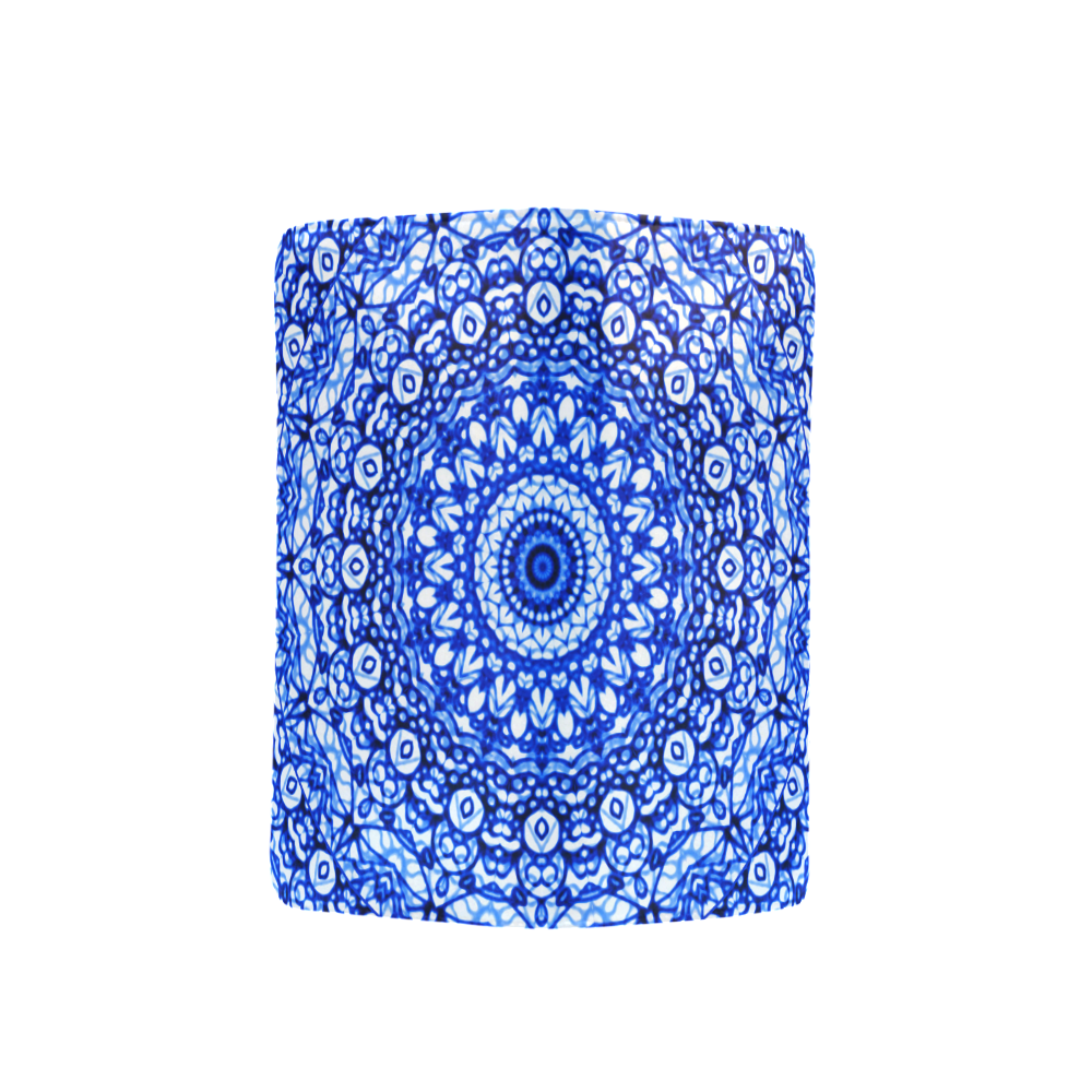 Blue Mandala Mehndi Style G403 Men's Clutch Purse （Model 1638）