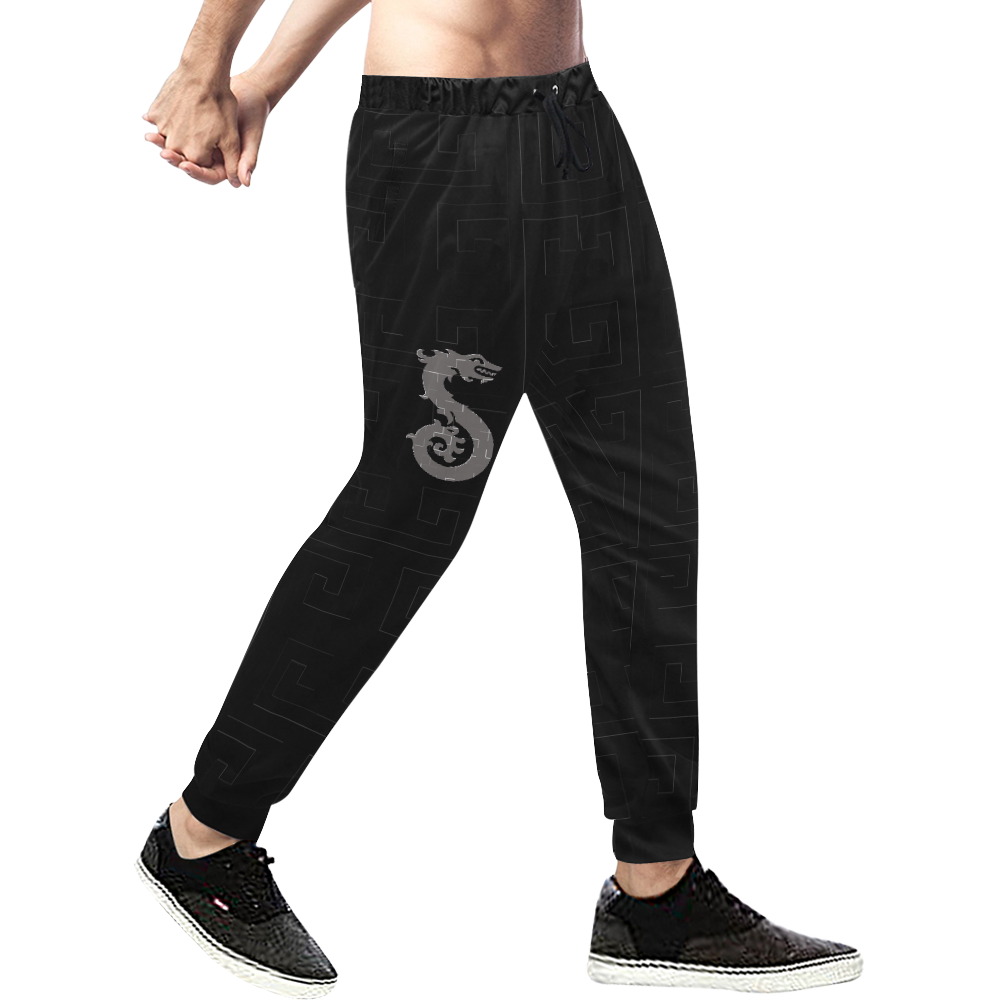 Dragon Men's All Over Print Sweatpants (Model L11)