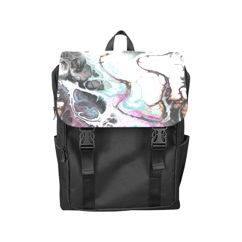 Colorful Marble Design Casual Shoulders Backpack (Model 1623)