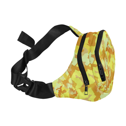 camouflage yellow Fanny Pack/Small (Model 1677)
