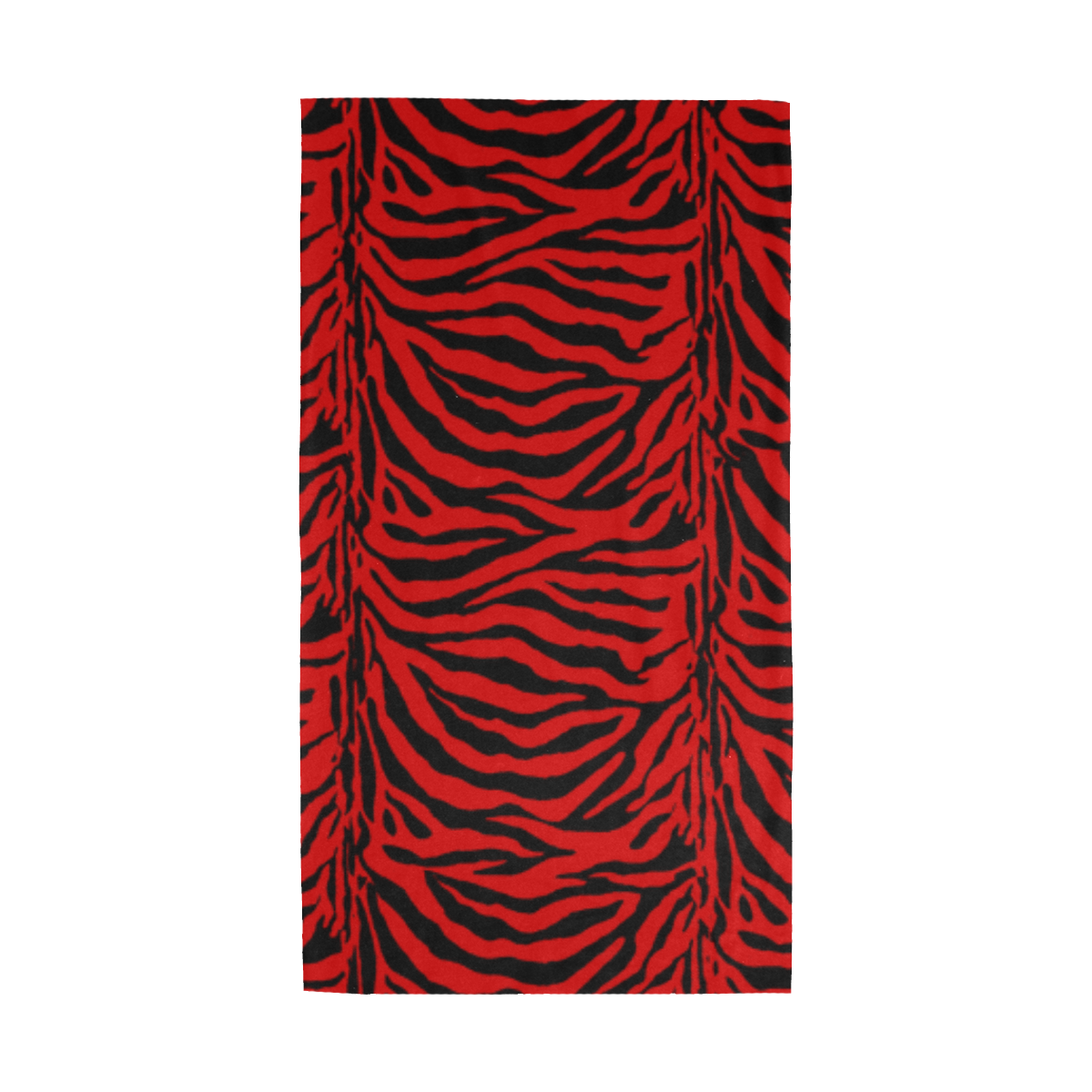 Zebra Animal Pattern on Red Multifunctional Headwear