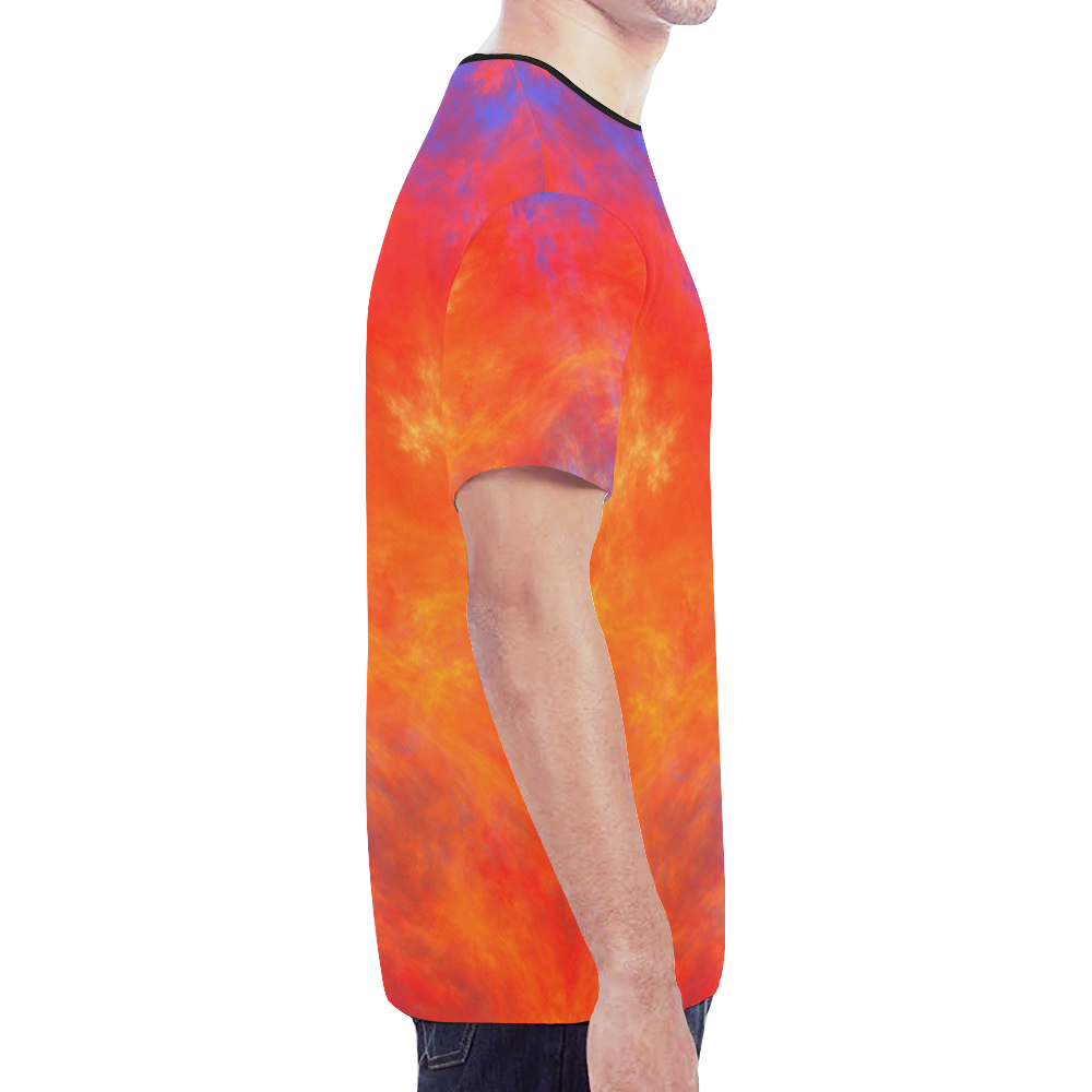 Fire and Ice New All Over Print T-shirt for Men (Model T45)