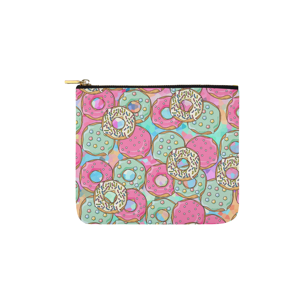 Doughnut (Donut) Pattern Carry-All Pouch 6''x5''