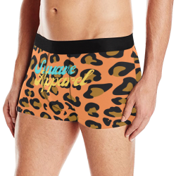 Liberate Cheetah Men's Boxer Briefs with Merged Design (Model  L10)
